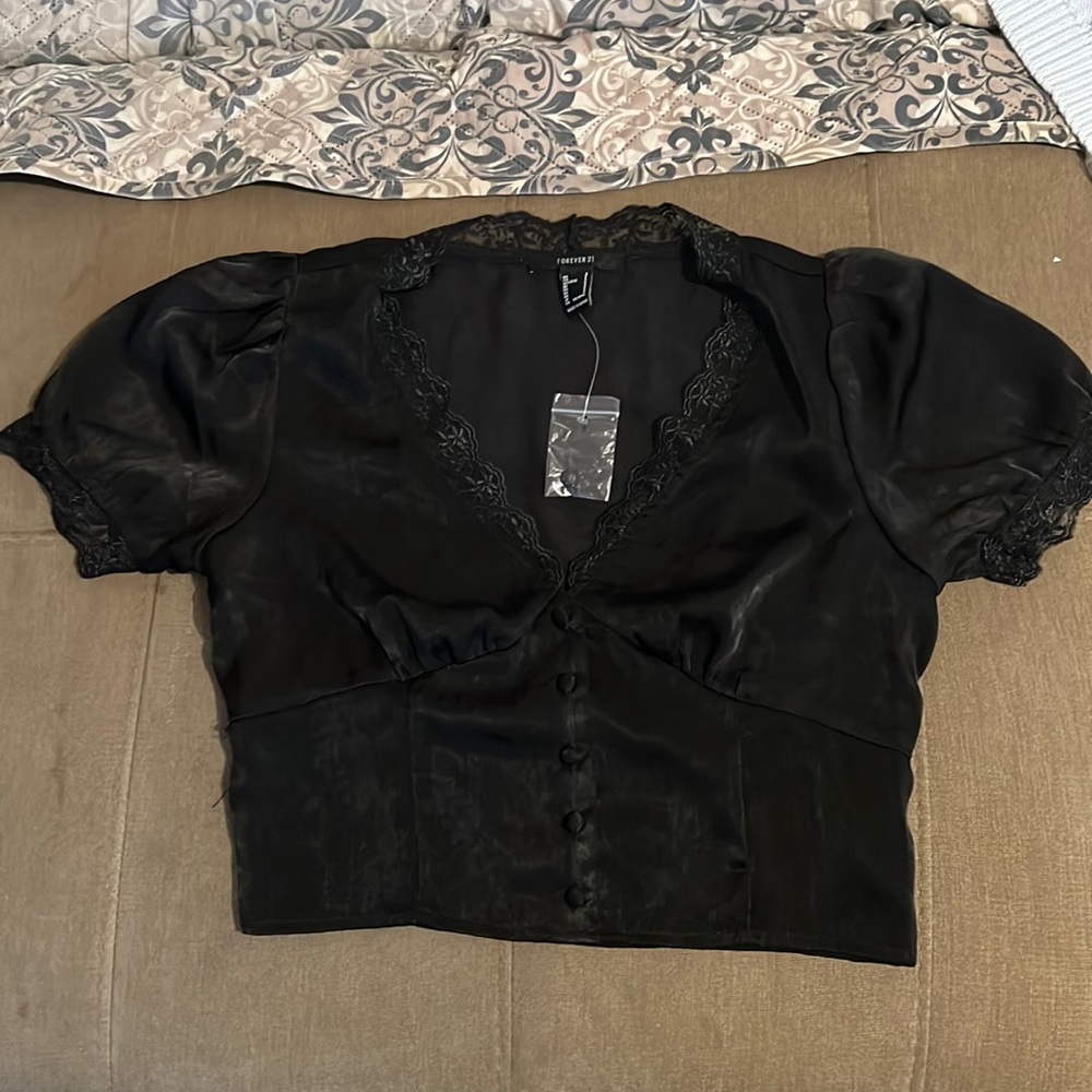 Forever 21 Black Top Small